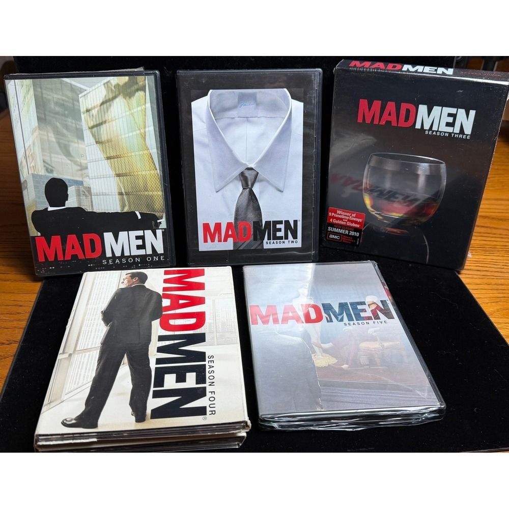 Mad Men DVD Seasons 1-5 Lot: AMC Series, Jon Hamm, Factory Sealed Seasons 3 & 5